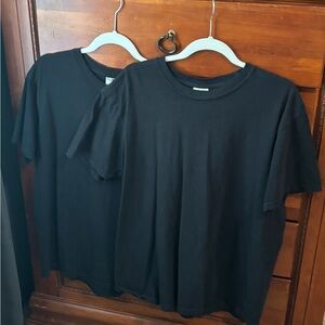 Mens Comfort Colors Black T-Shirt Set